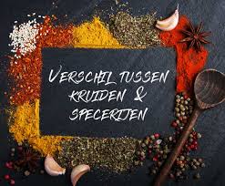 soorten kruiden en specerijen