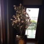 kunstbloemen in pot